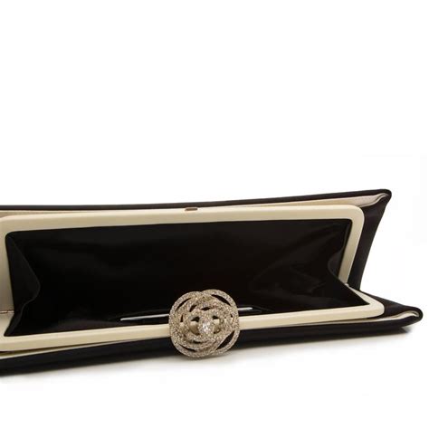 chanel satin clutch